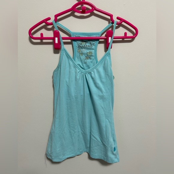 Garage blue tank top with build in bra size XS - Picture 1 of 1